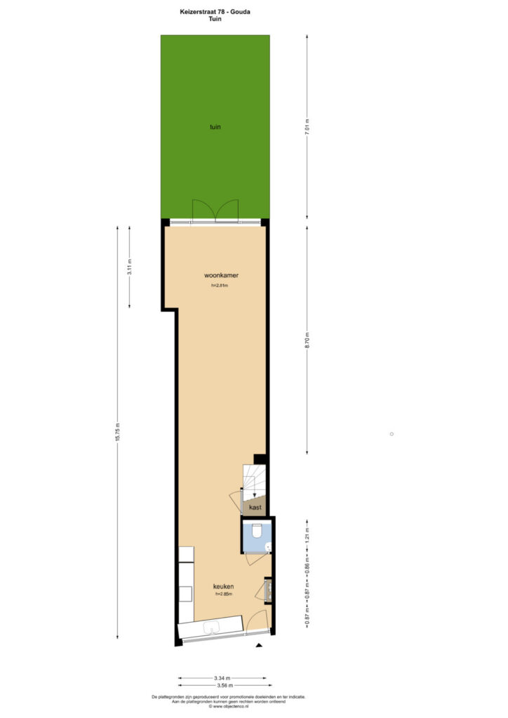 Gouda – Keizerstraat 78 – Plattegrond 6