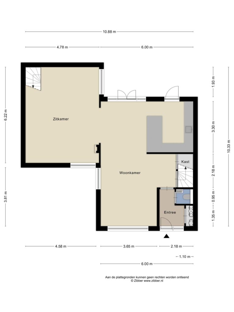 Reeuwijk – Groenezoom 22 – Plattegrond