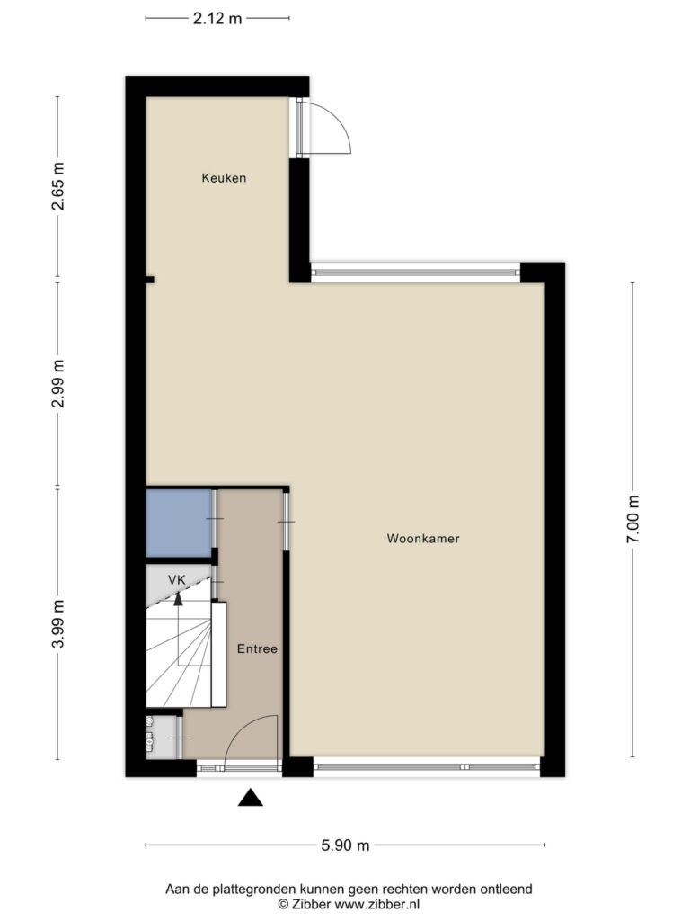 Waddinxveen – de Genestetlaan 10 – Plattegrond 2