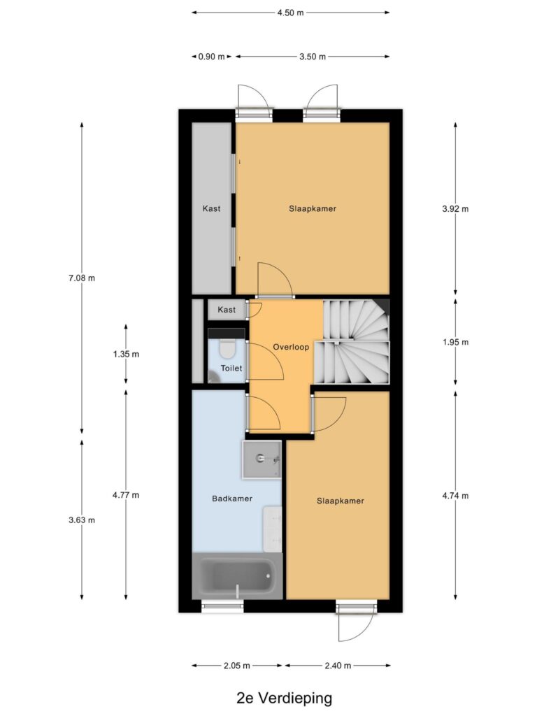 Gouda – Kandeelstraat 4 – Plattegrond 3