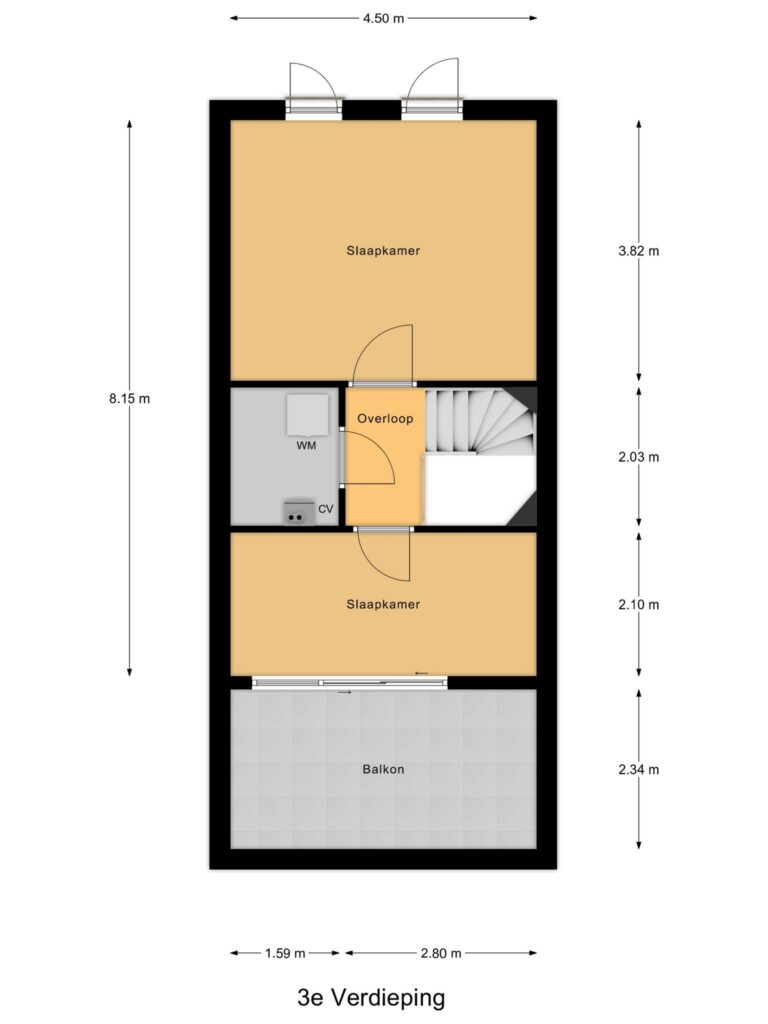 Gouda – Kandeelstraat 4 – Plattegrond 4