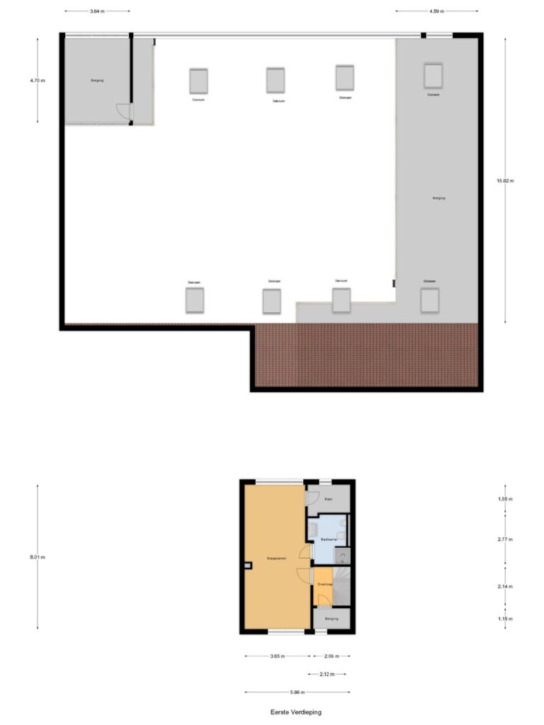 Waddinxveen – Noordeinde 69 – Plattegrond 3