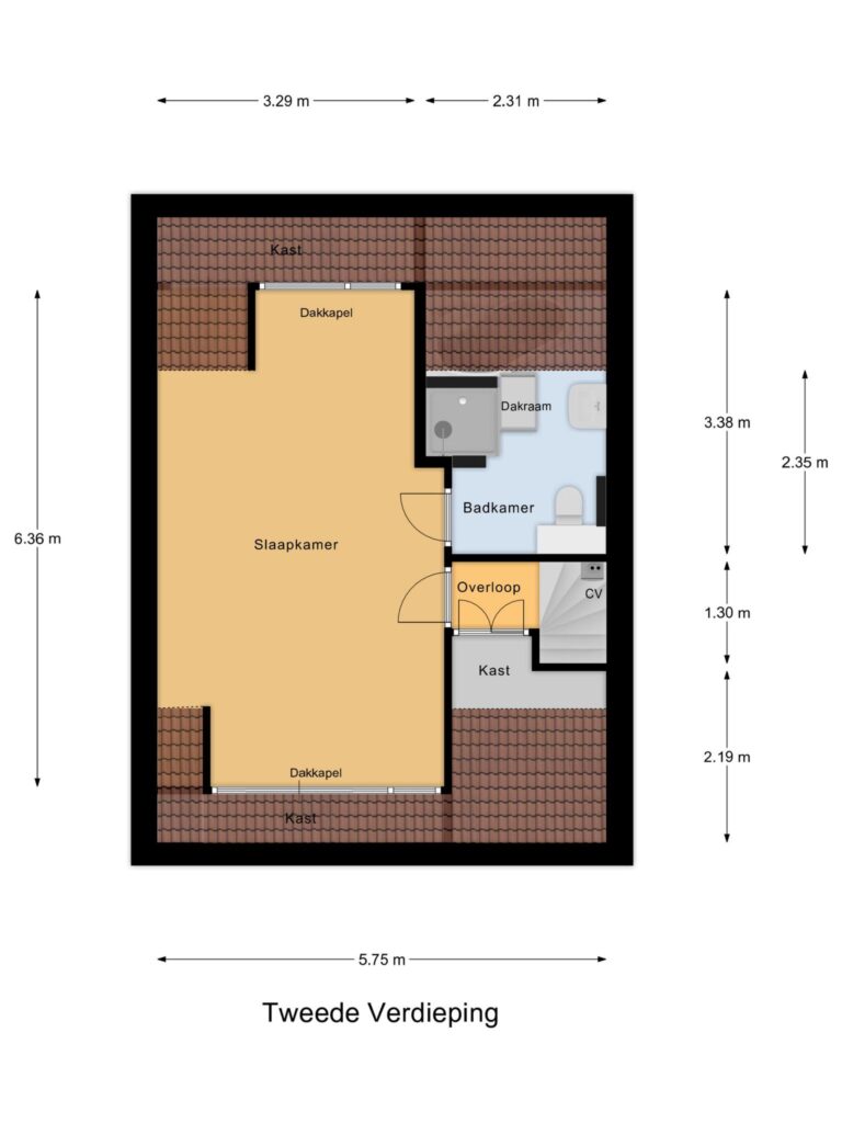 Waddinxveen – Noordeinde 69 – Plattegrond 4