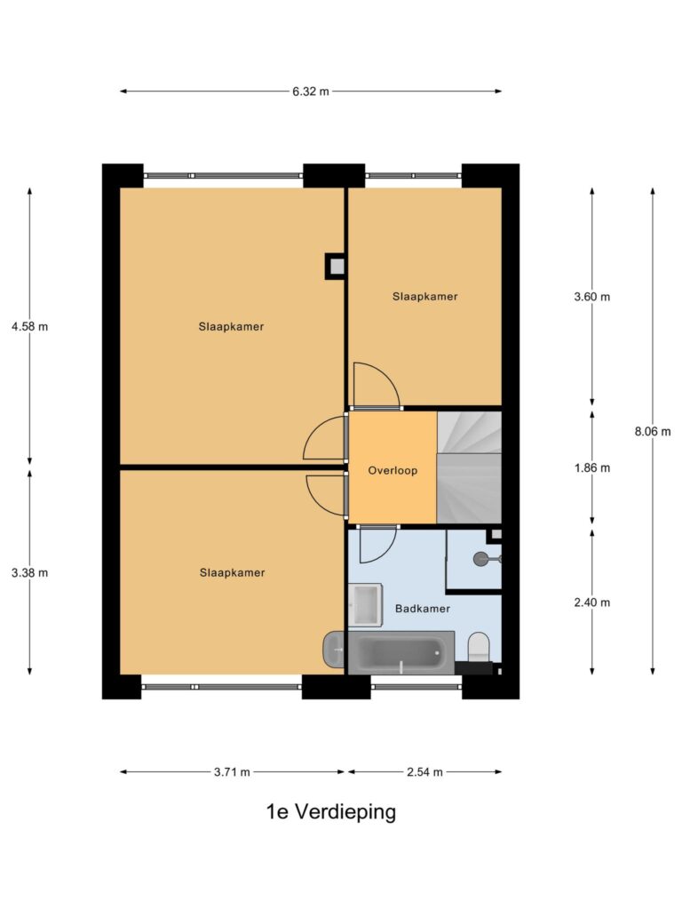 Gouda – Loevestein 32 – Plattegrond 4