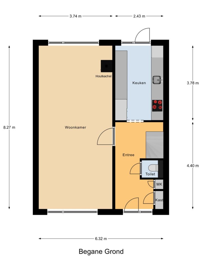 Gouda – Loevestein 32 – Plattegrond 2