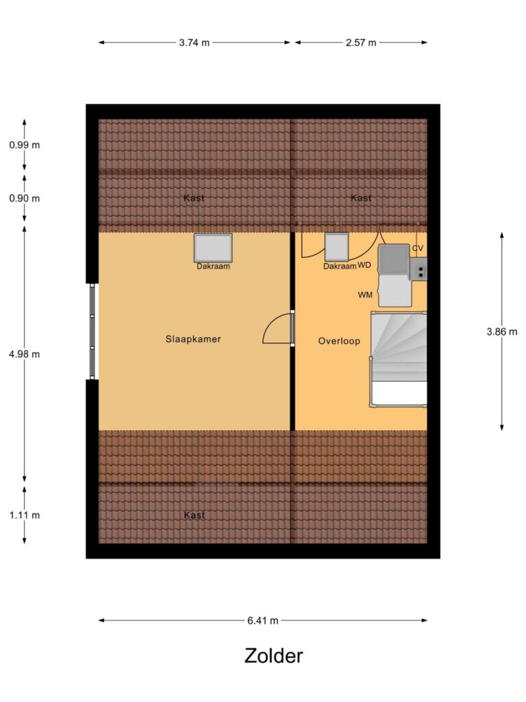 Gouda – Loevestein 32 – Plattegrond 3