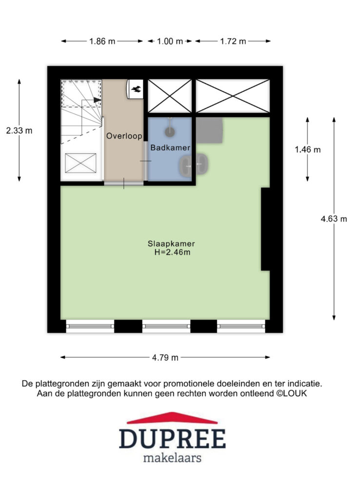 Rotterdam – Noorderhavenkade 85C 03 – Plattegrond