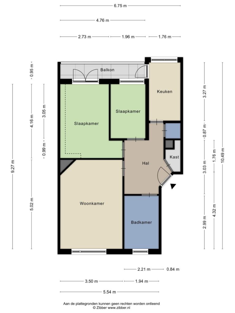 ‘s-Gravenhage – Loosduinsekade 460 – Plattegrond 2