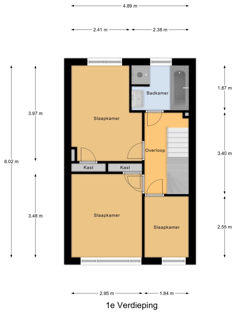 Gouda – van der Palmstraat 112 – Plattegrond 3