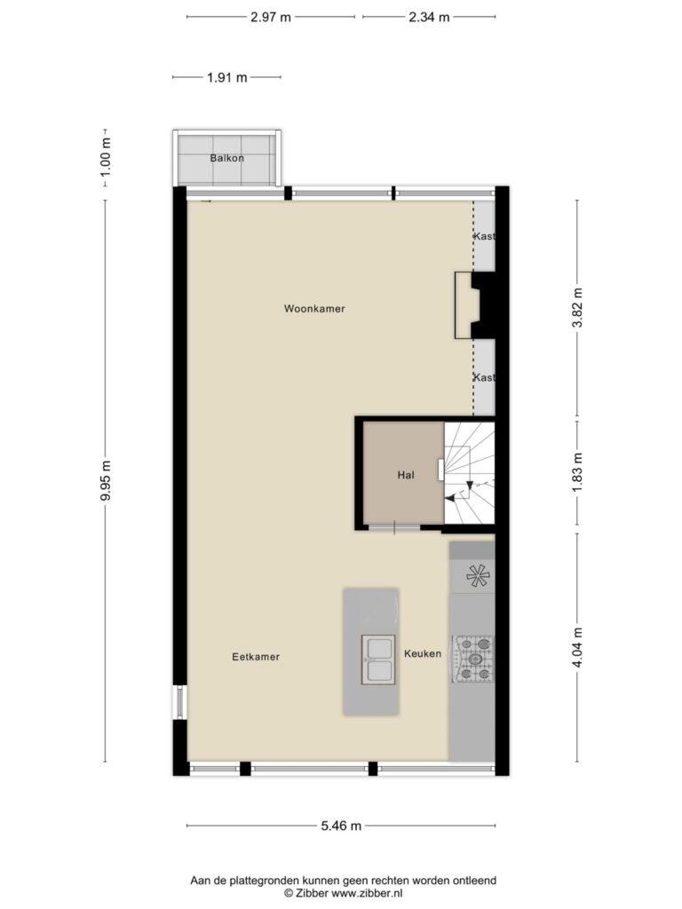 Reeuwijk – ’t Kerkestuk 67 – Plattegrond 5