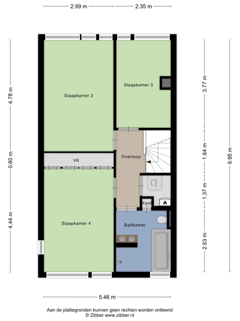 Reeuwijk – ’t Kerkestuk 67 – Plattegrond 2