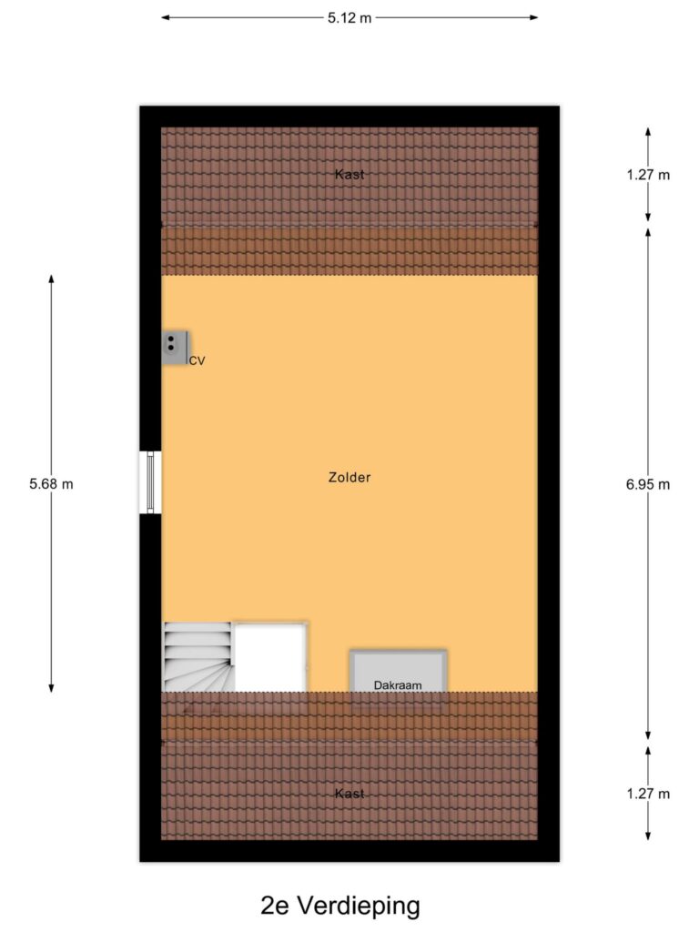 Waddinxveen – Mercuriusweg 22 – Plattegrond 4