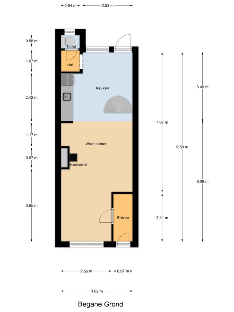 Gouda – Cornelis Ketelstraat 10 – Plattegrond 3