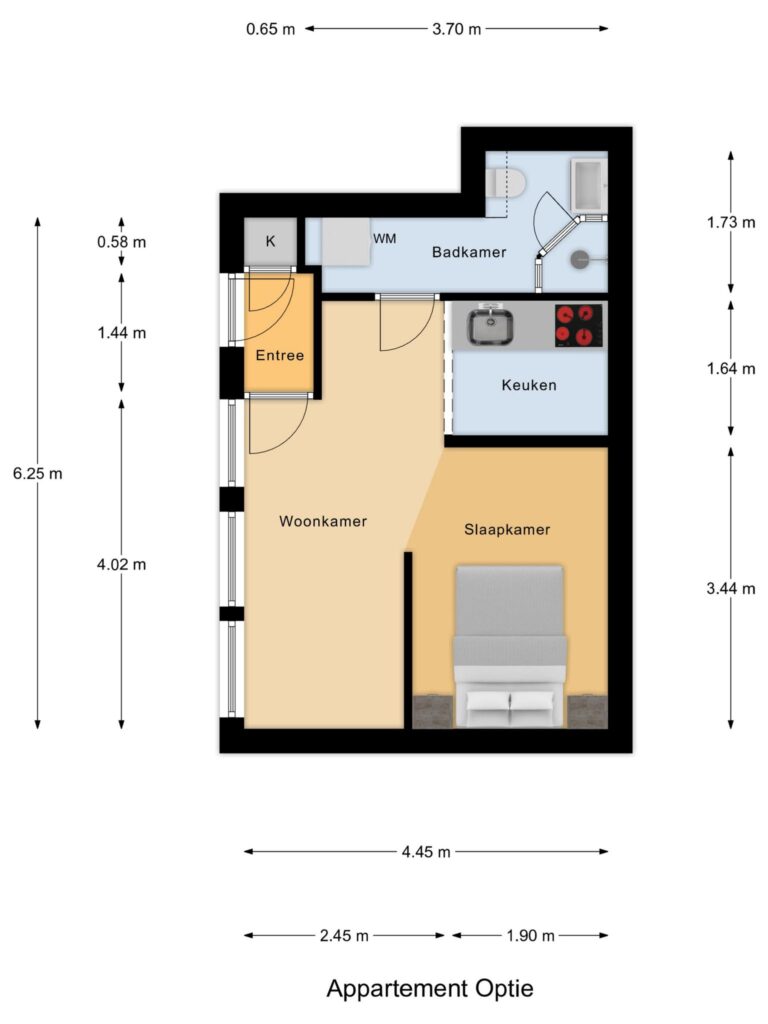 Gouda – Regentesseplantsoen 2 – Plattegrond 2