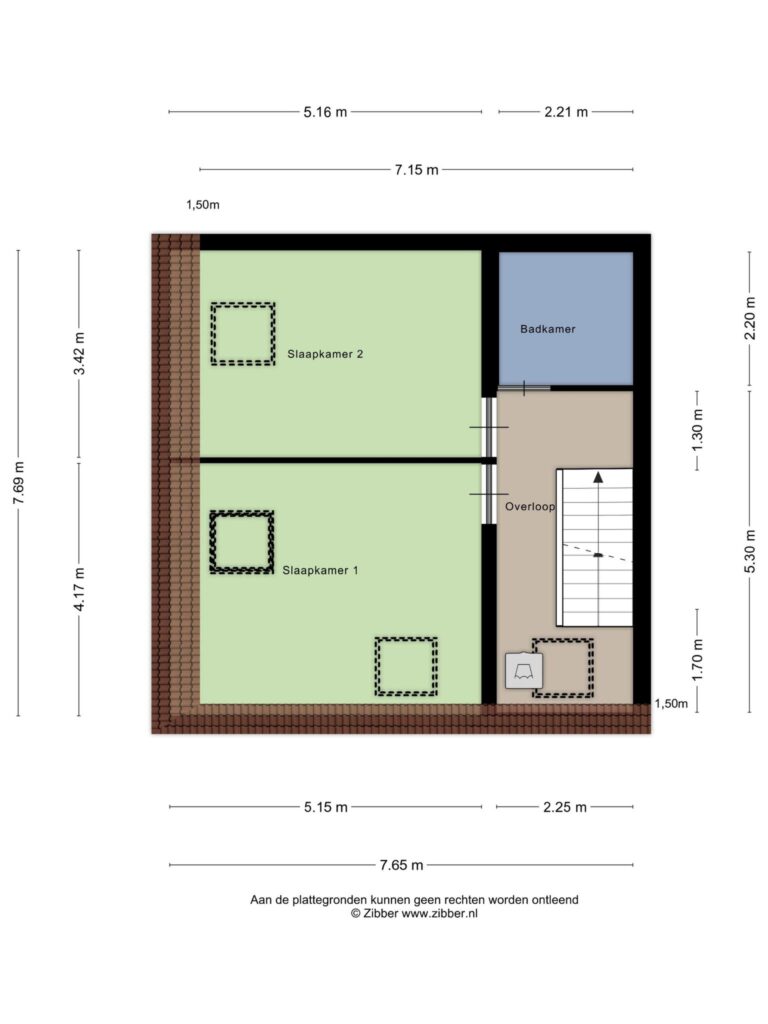 Reeuwijk – Haarmos 5 – Plattegrond 3