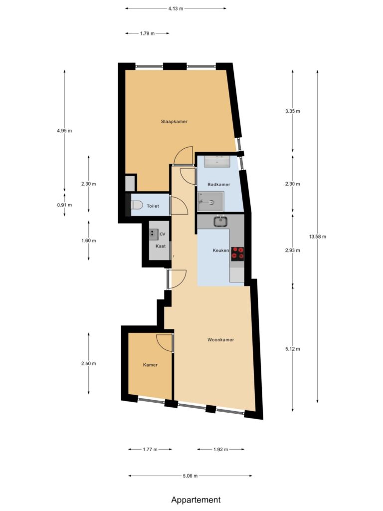 Gouda – Naaierstraat 10 – Plattegrond 2