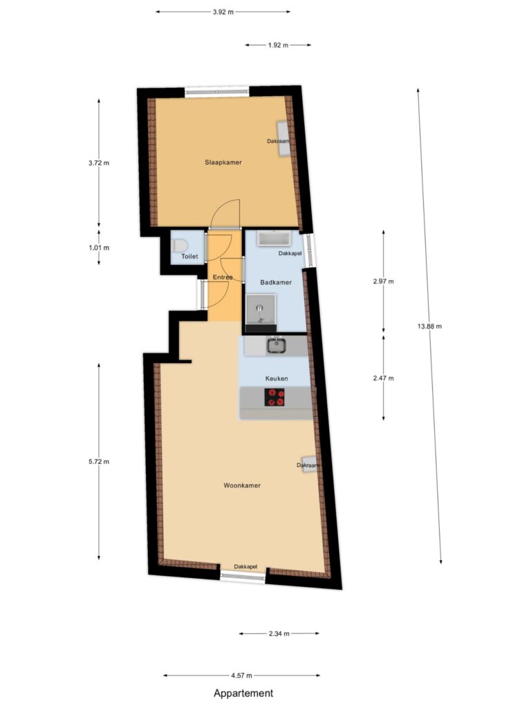 Gouda – Naaierstraat 10a – Plattegrond 2