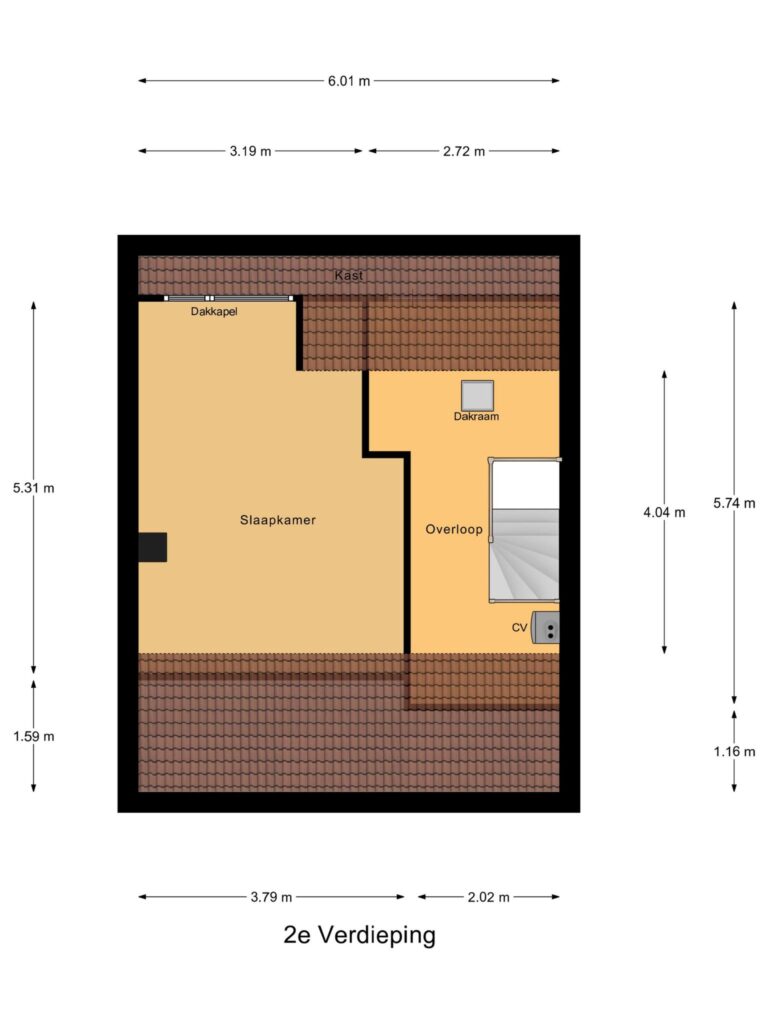 Gouda – Hazelaarlaan 16 – Plattegrond 4