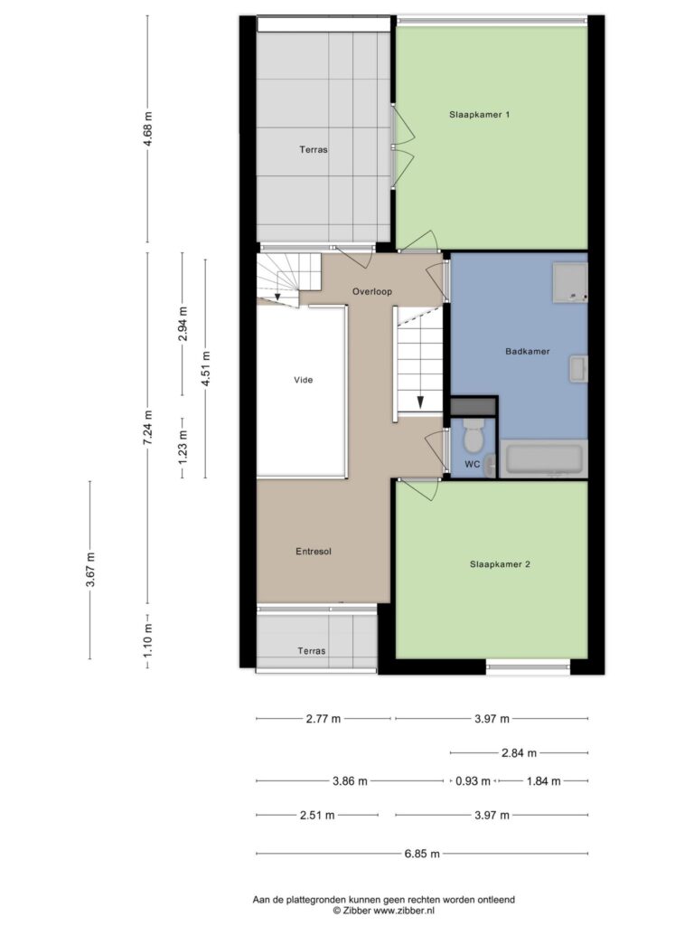 Gouda – Breevaarthoek 10 – Plattegrond 3