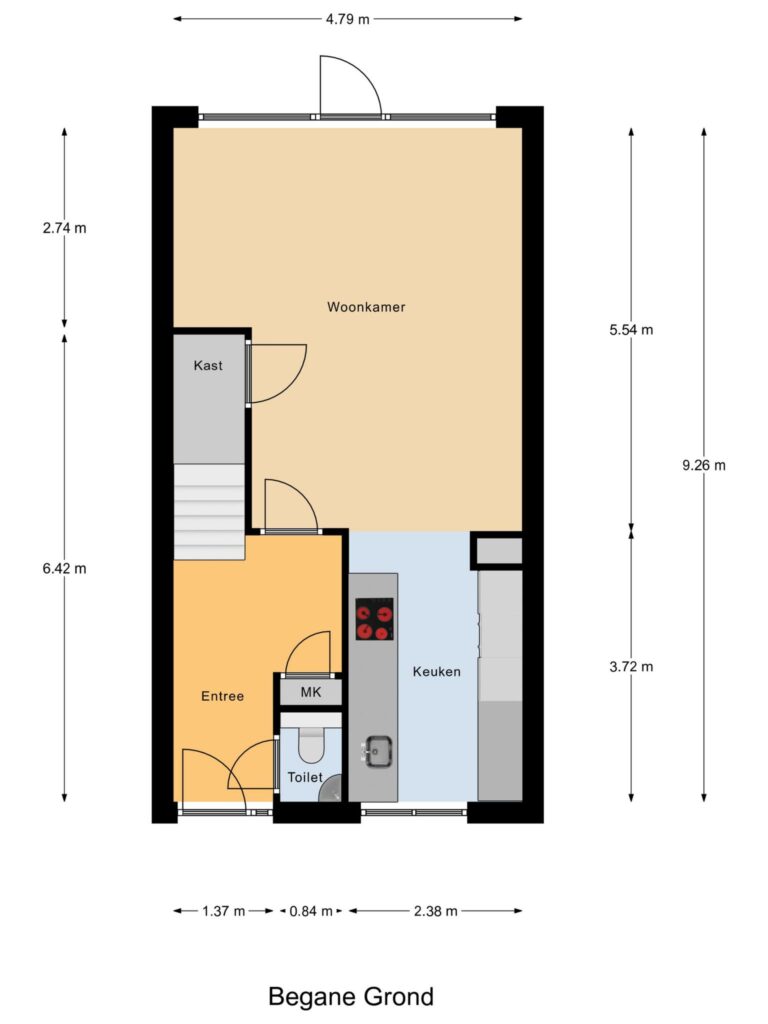 Gouda – Uiverplein 11 – Plattegrond