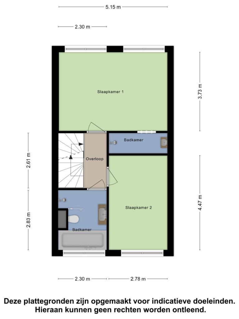 Reeuwijk – Van Staverenstraat 35 – Plattegrond 3