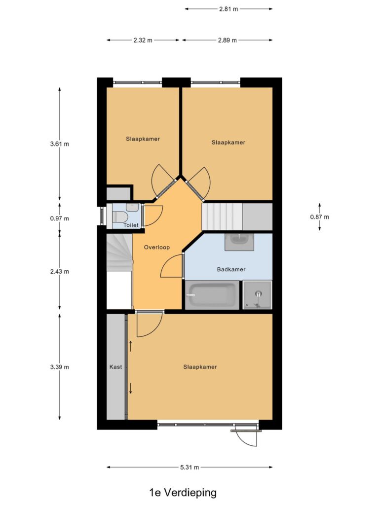 Gouda – Weegbreegaarde 7 – Plattegrond 2