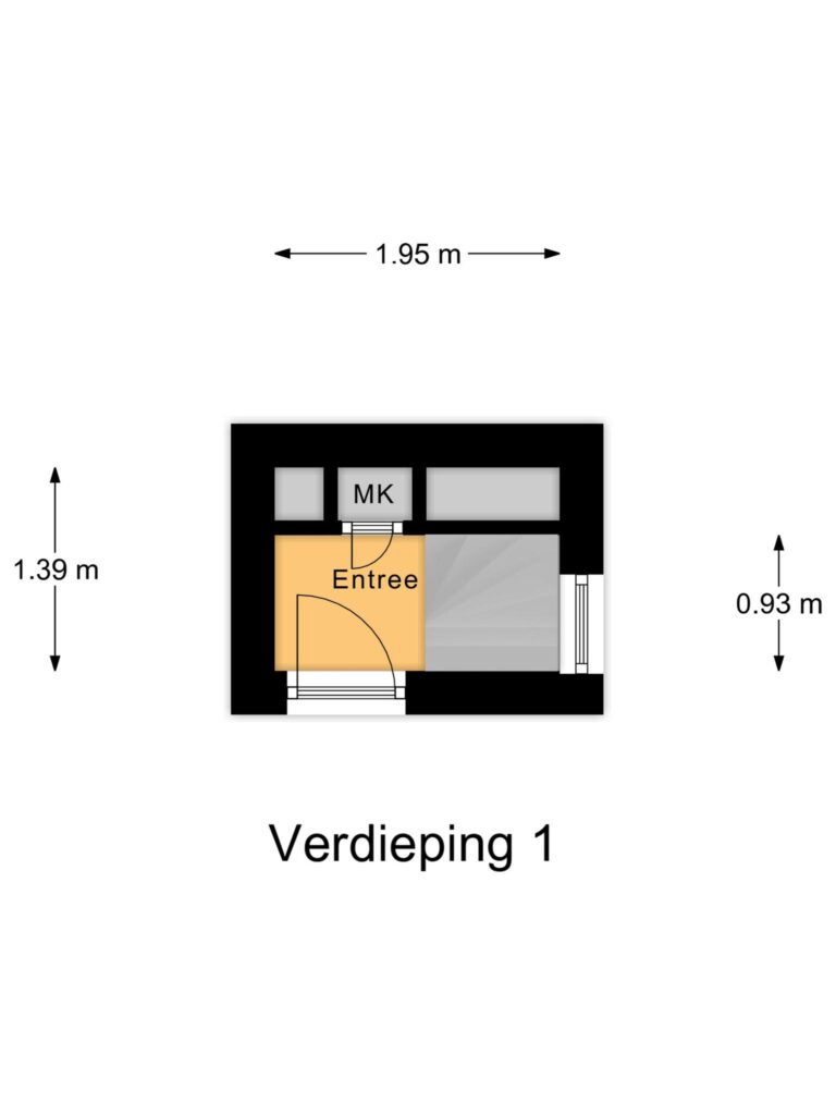 Gouda – Lange Groenendaal 56b – Plattegrond 2