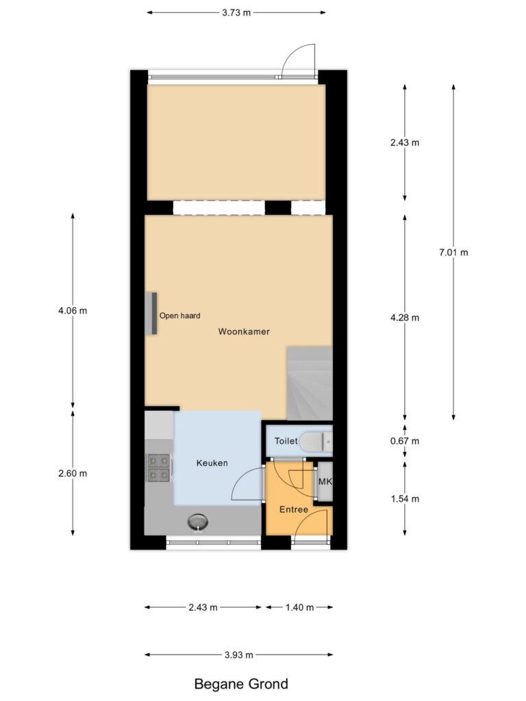 Gouda – Vossiusstraat 10 – Plattegrond 2