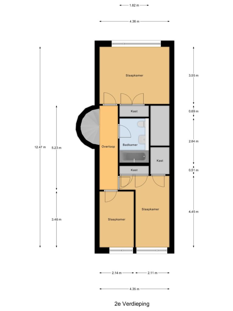 Waddinxveen – Prins Bernhardlaan 79 – Plattegrond 4